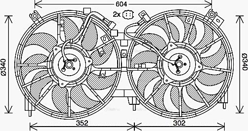 Ava Quality Cooling DN7537 - Ventilators, Motora dzesēšanas sistēma autodraugiem.lv