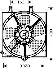 Ava Quality Cooling DN 7522 - Ventilators, Motora dzesēšanas sistēma autodraugiem.lv