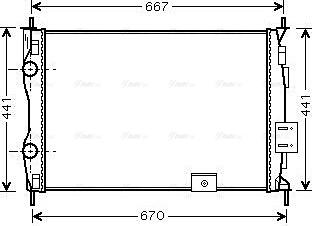 Ava Quality Cooling DNA2279 - Radiators, Motora dzesēšanas sistēma autodraugiem.lv