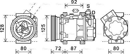 Ava Quality Cooling DNAK429 - Kompresors, Gaisa kond. sistēma autodraugiem.lv