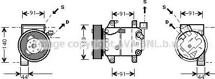Ava Quality Cooling DN K005 - Kompresors, Gaisa kond. sistēma autodraugiem.lv