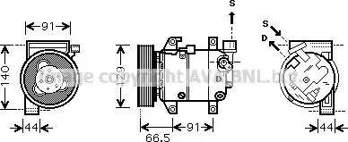 Ava Quality Cooling DN K286 - Kompresors, Gaisa kond. sistēma autodraugiem.lv