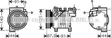 Ava Quality Cooling DN K273 - Kompresors, Gaisa kond. sistēma autodraugiem.lv