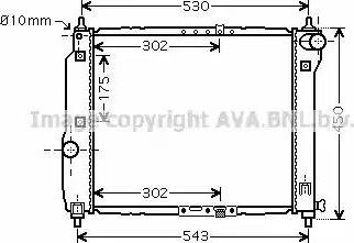 Ava Quality Cooling DW 2066 - Radiators, Motora dzesēšanas sistēma autodraugiem.lv