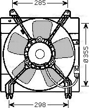 Ava Quality Cooling DW 7509 - Ventilators, Motora dzesēšanas sistēma autodraugiem.lv