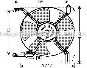 Ava Quality Cooling DW 7504 - Ventilators, Motora dzesēšanas sistēma autodraugiem.lv