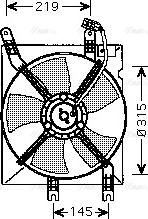 Ava Quality Cooling DW 7508 - Ventilators, Motora dzesēšanas sistēma autodraugiem.lv