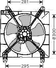 Ava Quality Cooling DW 7507 - Ventilators, Motora dzesēšanas sistēma autodraugiem.lv