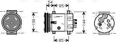 Ava Quality Cooling DWAK020 - Kompresors, Gaisa kond. sistēma autodraugiem.lv