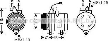 Ava Quality Cooling DW K079 - Kompresors, Gaisa kond. sistēma autodraugiem.lv