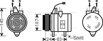 Ava Quality Cooling DW K096 - Kompresors, Gaisa kond. sistēma autodraugiem.lv