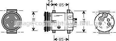 Ava Quality Cooling DW K020 - Kompresors, Gaisa kond. sistēma autodraugiem.lv