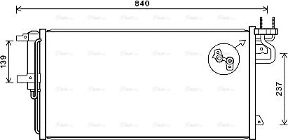 Ava Quality Cooling FD5617D - Kondensators, Gaisa kond. sistēma autodraugiem.lv