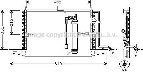 Ava Quality Cooling FD 5126 - Kondensators, Gaisa kond. sistēma autodraugiem.lv