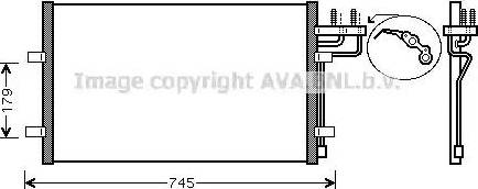 Ava Quality Cooling FD 5367 - Kondensators, Gaisa kond. sistēma autodraugiem.lv