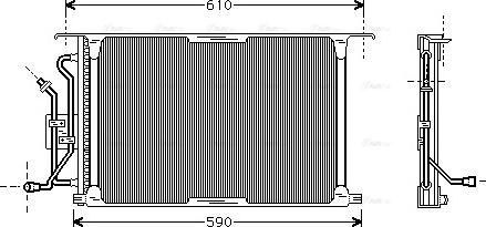 Ava Quality Cooling FD 5258 - Kondensators, Gaisa kond. sistēma autodraugiem.lv