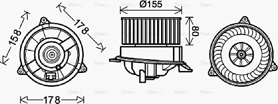 Ava Quality Cooling FD8495 - Salona ventilators autodraugiem.lv