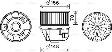 Ava Quality Cooling FD8612 - Salona ventilators autodraugiem.lv