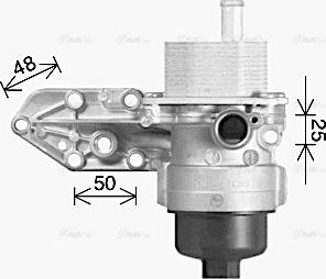 Ava Quality Cooling FD3669H - Eļļas radiators, Motoreļļa autodraugiem.lv