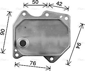 Ava Quality Cooling FD3669 - Eļļas radiators, Motoreļļa autodraugiem.lv