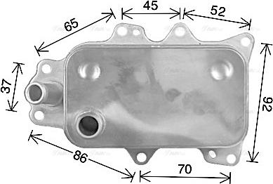 Ava Quality Cooling FD3684 - Eļļas radiators, Motoreļļa autodraugiem.lv