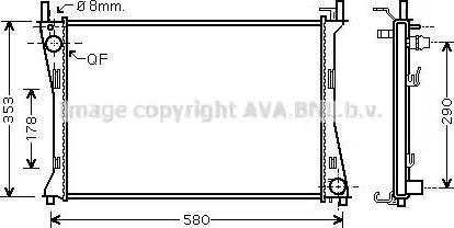 Ava Quality Cooling FD 2400 - Radiators, Motora dzesēšanas sistēma autodraugiem.lv