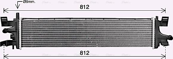 Ava Quality Cooling FD2663 - Radiators, Motora dzesēšanas sistēma autodraugiem.lv