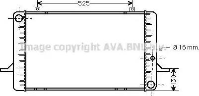 Ava Quality Cooling FD 2049 - Radiators, Motora dzesēšanas sistēma autodraugiem.lv