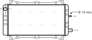 Ava Quality Cooling FD 2047 - Radiators, Motora dzesēšanas sistēma autodraugiem.lv