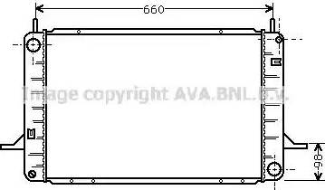 Ava Quality Cooling FD 2067 - Radiators, Motora dzesēšanas sistēma autodraugiem.lv