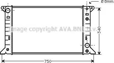 Ava Quality Cooling FD 2083 - Radiators, Motora dzesēšanas sistēma autodraugiem.lv