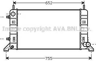 Ava Quality Cooling FD 2079 - Radiators, Motora dzesēšanas sistēma autodraugiem.lv