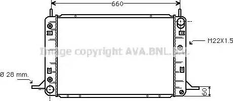 Ava Quality Cooling FD 2194 - Radiators, Motora dzesēšanas sistēma autodraugiem.lv