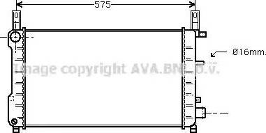 Ava Quality Cooling FD 2198 - Radiators, Motora dzesēšanas sistēma autodraugiem.lv