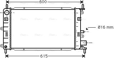 Ava Quality Cooling FD 2149 - Radiators, Motora dzesēšanas sistēma autodraugiem.lv