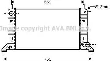 Ava Quality Cooling FD 2158 - Radiators, Motora dzesēšanas sistēma autodraugiem.lv