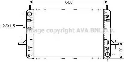 Ava Quality Cooling FD 2121 - Radiators, Motora dzesēšanas sistēma autodraugiem.lv