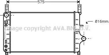 Ava Quality Cooling FD 2128 - Radiators, Motora dzesēšanas sistēma autodraugiem.lv