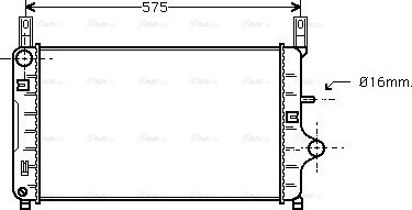 Ava Quality Cooling FD 2127 - Radiators, Motora dzesēšanas sistēma autodraugiem.lv