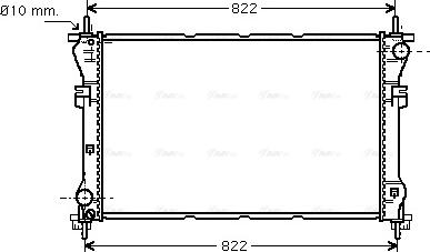 Ava Quality Cooling FD 2318 - Radiators, Motora dzesēšanas sistēma autodraugiem.lv