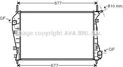 Ava Quality Cooling FD 2337 - Radiators, Motora dzesēšanas sistēma autodraugiem.lv