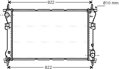 Ava Quality Cooling FD2320 - Radiators, Motora dzesēšanas sistēma autodraugiem.lv