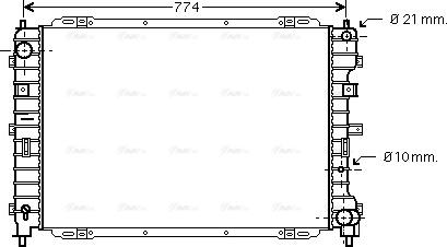 Ava Quality Cooling FD 2375 - Radiators, Motora dzesēšanas sistēma autodraugiem.lv