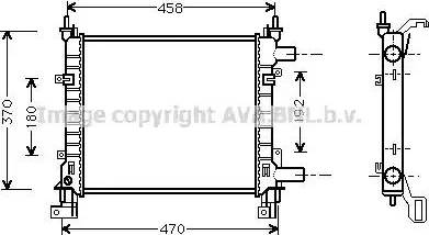 Ava Quality Cooling FD 2260 - Radiators, Motora dzesēšanas sistēma autodraugiem.lv