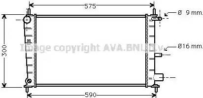 Ava Quality Cooling FD 2217 - Radiators, Motora dzesēšanas sistēma autodraugiem.lv