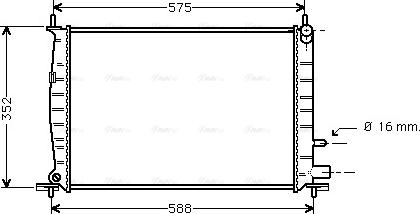 Ava Quality Cooling FD 2220 - Radiators, Motora dzesēšanas sistēma autodraugiem.lv