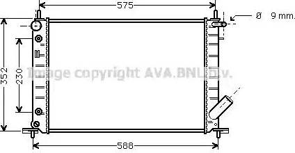 Ava Quality Cooling FD 2222 - Radiators, Motora dzesēšanas sistēma autodraugiem.lv