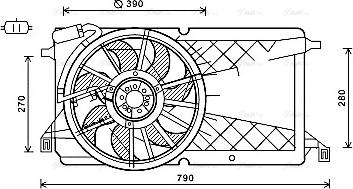 Ava Quality Cooling FD7566 - Ventilators, Motora dzesēšanas sistēma autodraugiem.lv