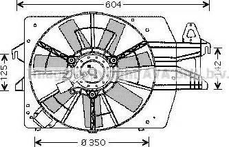 Ava Quality Cooling FD 7512 - Ventilators, Motora dzesēšanas sistēma autodraugiem.lv