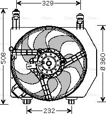 Ava Quality Cooling FD 7525 - Ventilators, Motora dzesēšanas sistēma autodraugiem.lv